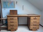 [ZGAN] Antiek bureau met 8 lades - demontabel, Ophalen