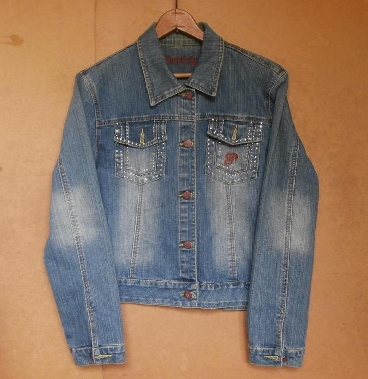 Spijkerjas Denim Jeans strecht jas jacket damesjas Gardenia, Kleding | Dames, Jassen | Zomer, Zo goed als nieuw, Maat 38/40 (M)