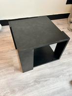 Zwarte salon tafel, Ophalen, Minder dan 50 cm, Gebruikt, Vierkant