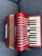 Hohner student 4, Muziek en Instrumenten, Accordeons, Gebruikt, 32-bas, Hohner, Met riemen