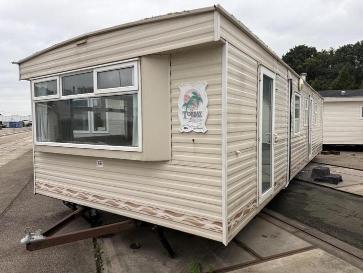 Cosalt Torbay 11 x 3.70 Dubbelglas Airco, Caravans en Kamperen, Stacaravans, tot en met 4