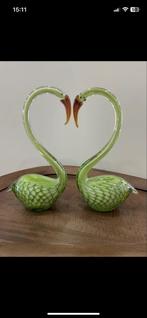 Glazen Zwanen Decoratie Set, Nieuw, Ophalen of Verzenden, Glas, Minder dan 50 cm