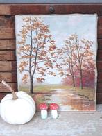 Oud schilderij “Herfst”, Ophalen of Verzenden