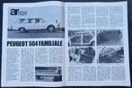 Peugeot 504 ( GL - Diesel - Familiale - injection ) testen, Gelezen, Ophalen of Verzenden, Autokampioen, Peugeot