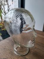 Glazen Hoofd - Decoratie voor Hoeden, Pruiken, Huis en Inrichting, Woonaccessoires | Overige, Ophalen of Verzenden