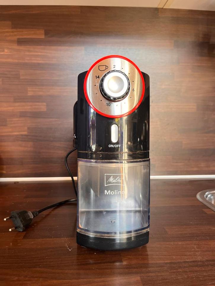 Molino Koffiebonenmaler zoekt nieuwe eigenaar!, Witgoed en Apparatuur, Koffiezetapparaten, Gebruikt, Koffiebonen, Overige modellen