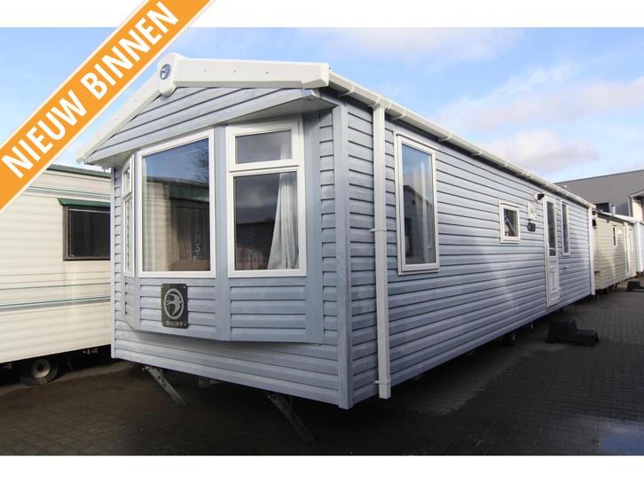 Stacaravan Swift Loire - Dubbelglas - CV - Kunststof - 3Slpk, Caravans en Kamperen, Stacaravans, tot en met 6