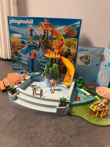 Openluchtzwembad met glijbaan 4858 - Playmobil beschikbaar voor biedingen
