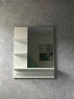 2x Ikea Lillången spiegel met plankjes wit, Huis en Inrichting, Woonaccessoires | Spiegels, Ophalen, Zo goed als nieuw, Minder dan 100 cm
