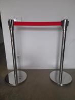 Afzetpaaltjes met rood lint, Ophalen of Verzenden, Gebruikt