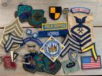 Lot Amerikaanse emblemen., Ophalen of Verzenden, Landmacht, Nederland, Embleem of Badge