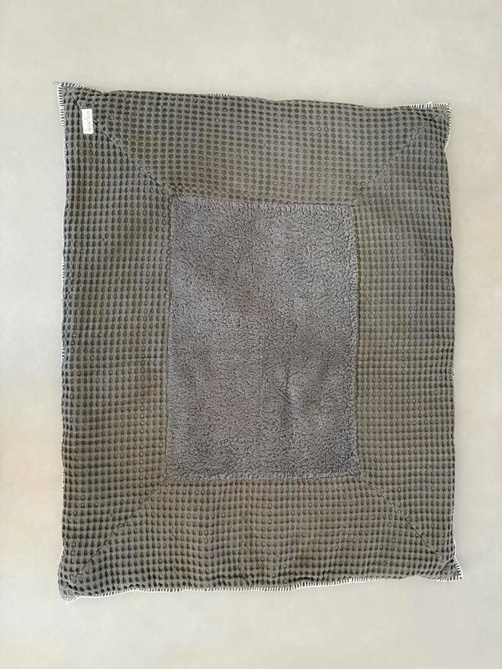 Grijs en groen boxkleed Koeka, Kinderen en Baby's, Boxen, Zo goed als nieuw, Boxkleed, Ophalen of Verzenden