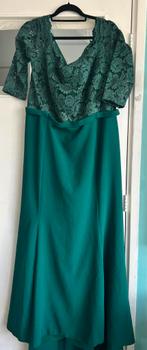 Feestjurk/ Galajurk groen mt 50/52, Kleding | Dames, Gelegenheidskleding, Galajurk, Maat 46/48 (XL) of groter, Ophalen of Verzenden