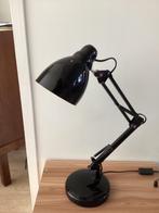 Zwarte anglepoise architectenlamp bureaulamp lamp Lucide, Huis en Inrichting, Lampen | Tafellampen, Ophalen of Verzenden, Zo goed als nieuw