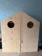 Houten speelhuis met bureau, Kinderen en Baby's, Ophalen, Gebruikt, Tafel(s) en Stoel(en)