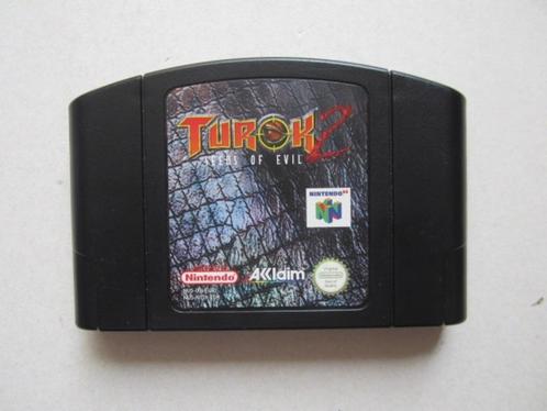 Turok 2 N64 Nintendo 64, Spelcomputers en Games, Games | Nintendo 64, Avontuur en Actie, 1 speler, Vanaf 3 jaar, Ophalen of Verzenden