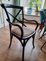 6 leuke stoelen!, Ophalen, Gebruikt, Zwart, Hout
