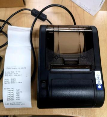 Thermische printer met mes rs232/usb beschikbaar voor biedingen