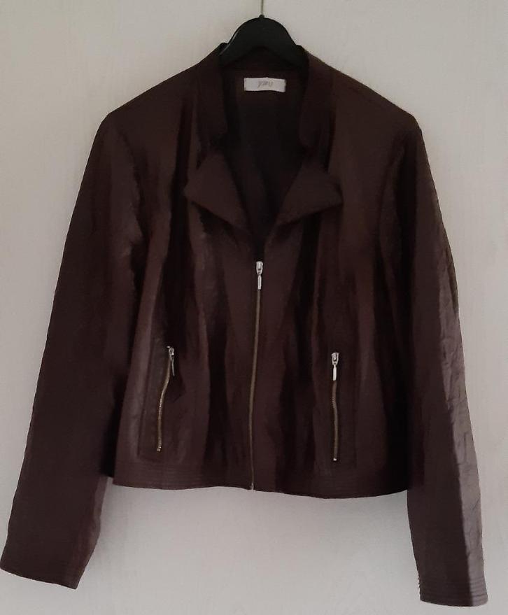 grote maten, Kleding | Dames, Grote Maten, Gedragen, Jas of Mantel, Bruin, Ophalen of Verzenden