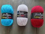 Drie nieuwe bollen Scheepjes wol Colour Crafter - anti pilli, Ophalen, Nieuw, Breien of Haken, Wol of Garen