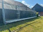 Schuifhek schuifpoort hek poort 8,60 meter lang, Tuin en Terras, Tuinhekken en Hekwerk, Ophalen, Met poort, Gebruikt, Tuinhek