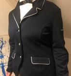 Navy EquiTheme Mt 42 L Blauw Softshell Wedstrijdjasje, Gebruikt, Dressuur, Ophalen of Verzenden, Dames