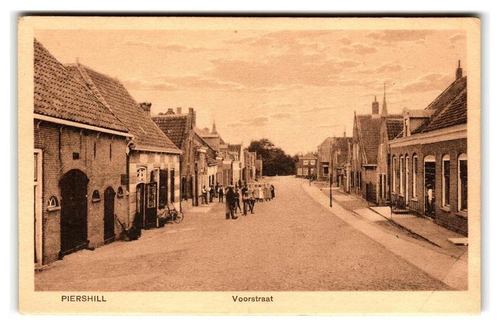 Piershill, Voorstraat, Verzamelen, Ansichtkaarten | Nederland, Ongelopen, Zuid-Holland, 1920 tot 1940, Verzenden