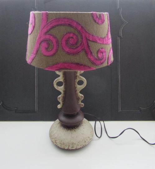 Vintage Jaren 60 / 70 tafellamp Scheurich of Hustadt, Huis en Inrichting, Lampen | Tafellampen, Nieuw, Minder dan 50 cm, Overige materialen
