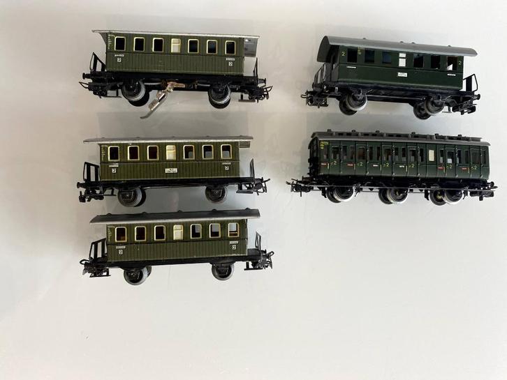 HO Marklin 4040 (1 met sleper), 4000 en 4004 (631), Hobby en Vrije tijd, Modeltreinen | H0, Gebruikt, Wagon, Wisselstroom, Märklin