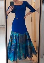 Ballroom jurk saffier blauw S, Ophalen of Verzenden, Zo goed als nieuw, Kleding