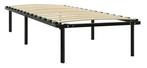 Metalen bed bedframe 90x200 cm zwart GRATIS BEZORGD!, 90 cm, Eenpersoons, Verzenden, Zwart