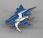 BRETAGNE  DUIF VOGEL DUIVEN PIN, Verzenden, Gebruikt, Dier of Natuur, Speldje of Pin