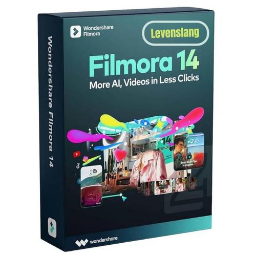 Filmora 14 PRO levenslang + 1000 Filmora AI-credits, Computers en Software, Ontwerp- en Bewerkingssoftware, Nieuw, MacOS, Windows
