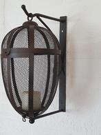 metaal hang lantaarn, Ophalen of Verzenden, Zo goed als nieuw, Metaal, Kandelaar