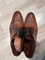 Bruine leren veterschoenen maat 46, Ophalen of Verzenden, Gedragen, Bruin, Veterschoenen