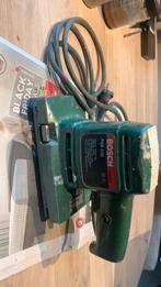 Bosch vlakschuurmachine, Doe-het-zelf en Verbouw, Gereedschap | Schuurmachines, Ophalen, Gebruikt, Minder dan 600 watt, Vlakschuurmachine