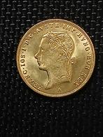 Gouden naslag vergulding - Frans Jozef I dukaat 1848-1916 A, Oostenrijk, Verzenden, Losse munt, Goud