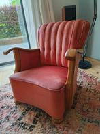 Vintage fauteuil, Huis en Inrichting, Gebruikt, Stof, 75 tot 100 cm, Ophalen