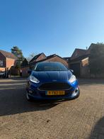 Ford Fiësta 1.0 74KW/100PK 5D 2014 Blauw APK TOT 6-2-2027!, Voorwielaandrijving, 40 €/maand, Zwart, Blauw