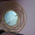 Ibiza boho bohemian spiegel rotan, Huis en Inrichting, Ophalen, Minder dan 50 cm, Rond, Zo goed als nieuw