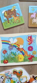 8 houten puzzels, Ophalen of Verzenden, Gebruikt, 6 maanden tot 2 jaar, Van hout
