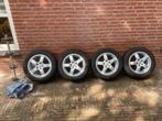 Set van 4 winterbanden met lichtmetalen velgen, Auto-onderdelen, Banden en Velgen, Ophalen, Gebruikt, 16 inch, Band(en)
