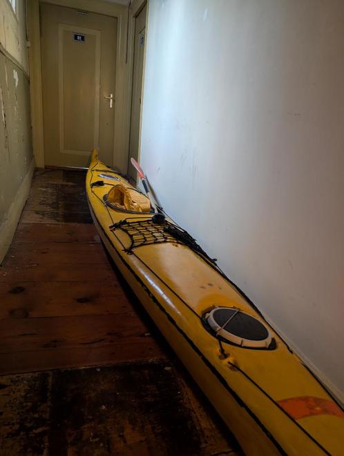 1persoons (toer)kajak, Watersport en Boten, Kano's, Gebruikt, Kajak, Eén persoon, Met peddels, Ophalen