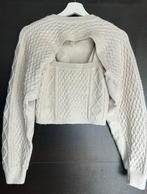 H&M hemdje met bijpassende bolero met Maat S, Kleding | Dames, H&M, Verzenden, Beige, Maat 36 (S)