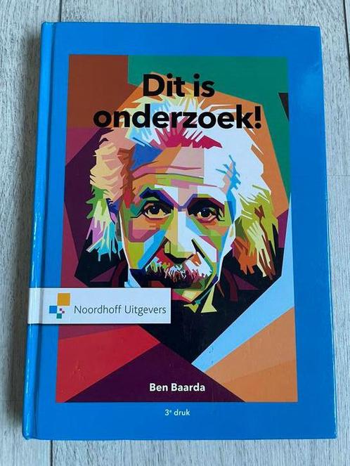 Ben Baarda - Dit is onderzoek!, Boeken, Wetenschap, Zo goed als nieuw, Ophalen
