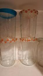 Glazen weckpotten zgan, Ophalen of Verzenden, Zo goed als nieuw, Glas, Pot, Bus of Blik
