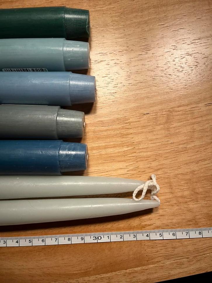 7 Dinerkaarsen Sissy-Boy & Objet - Nieuw!, Huis en Inrichting, Woonaccessoires | Kandelaars en Kaarsen, Nieuw, Kaars, 25 tot 50 cm