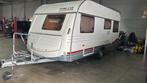 Home Car Racer 45 Spirit '05 - Frans Bed & Voortent!, Caravans en Kamperen, Caravans, Home-car, Frans bed, Particulier, 4 tot 5 meter