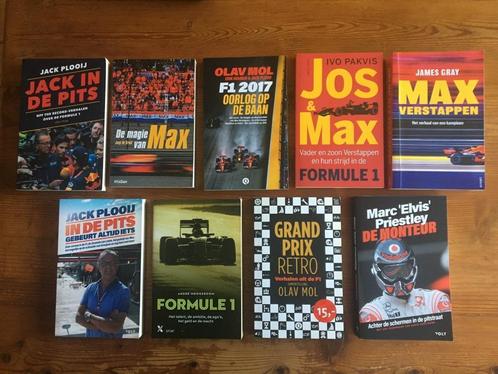 sportboeken - Formule 1 boeken-  9 stuks, Boeken, Sportboeken, Zo goed als nieuw, Behendigheidssport, Ophalen of Verzenden