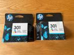 HP 301 kleur cartridge inkt nieuw 2 doosjes, Ophalen of Verzenden, Zo goed als nieuw